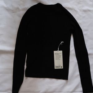 Lululemon ribbed wool silk blend sweater